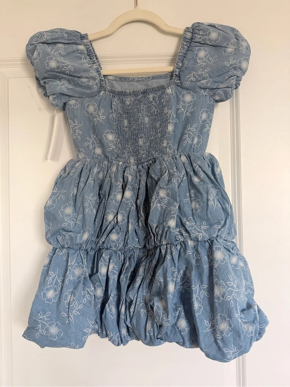 Derek Heart Puff Sleeve Bubble Dress